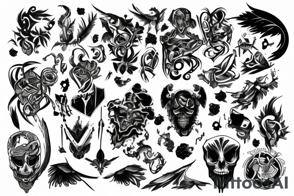 Gewitter tattoo idea