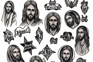 Jesus tattoo idea