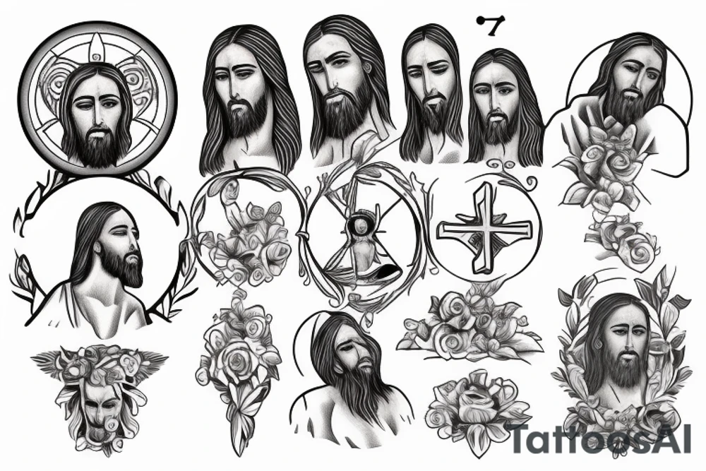 Jesus tattoo idea