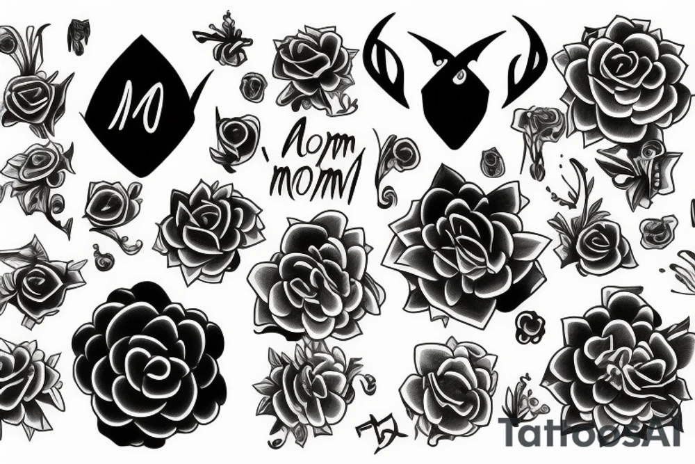 Presence of mom tattoo idea