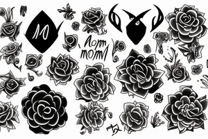 Presence of mom tattoo idea