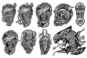 atlas greek tattoo idea