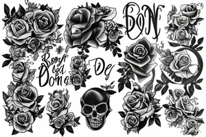 Born to die tattoo idea