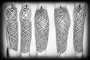 Viking runes tattoo idea