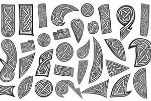 nordic runes tattoo idea