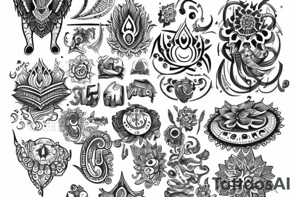 ॐ नमः नारायणाय' tattoo idea
