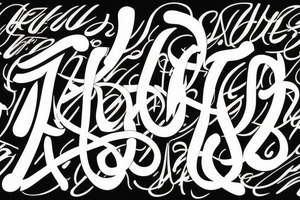 The word Svilar in script, Graffiti lettering tattoo idea