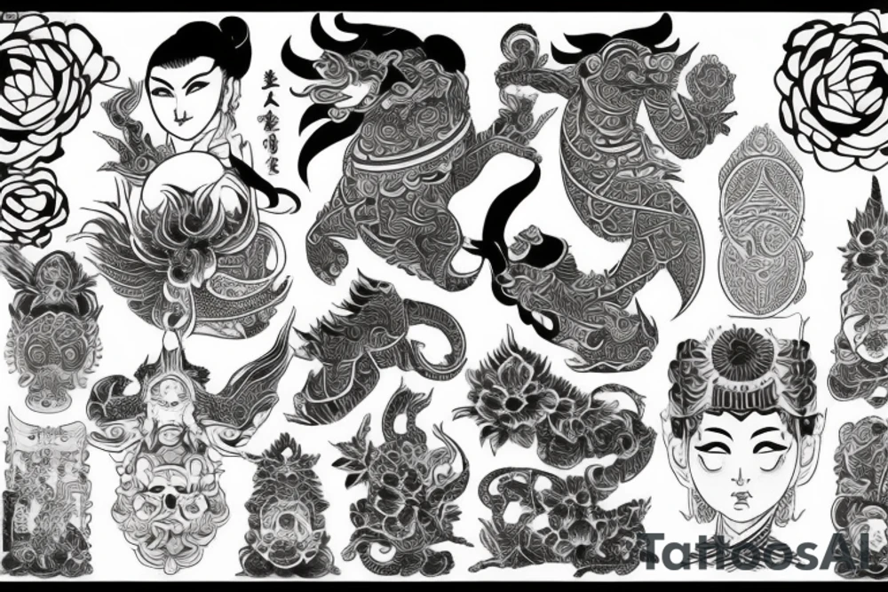 Dharmasakti tattoo idea