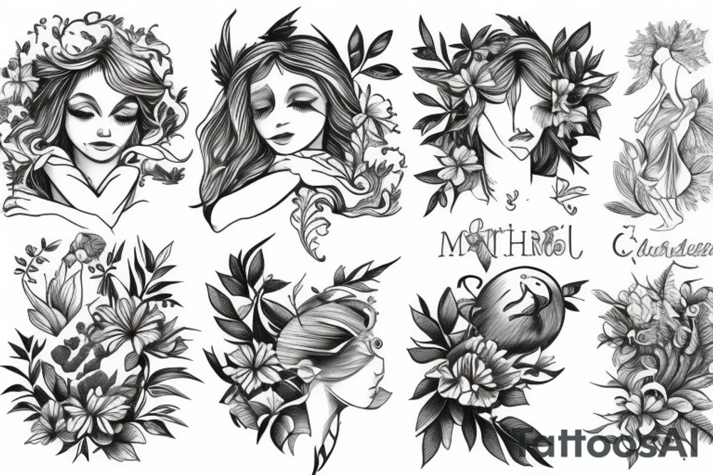 mother nature tattoo idea