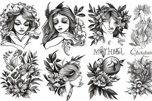 mother nature tattoo idea