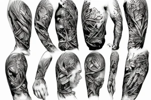 Cordyceps last of us, full sleeve tattoo idea