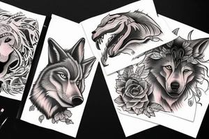 A Big Wolf tattoo idea