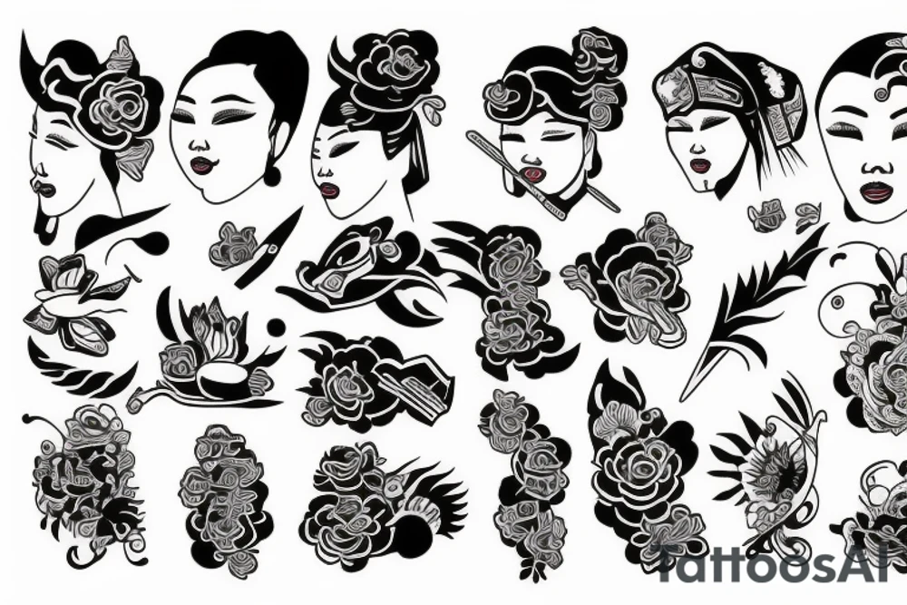 Vietnamese culture tattoo idea