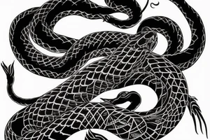 A big cobra covering the entire left chest tattoo idea