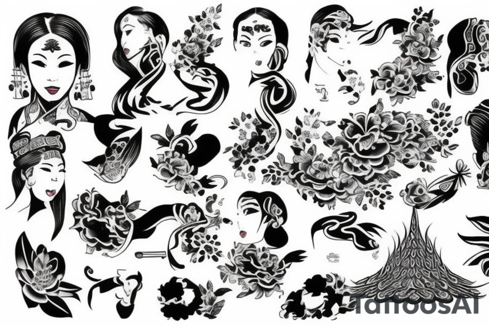 Vietnamese culture tattoo idea