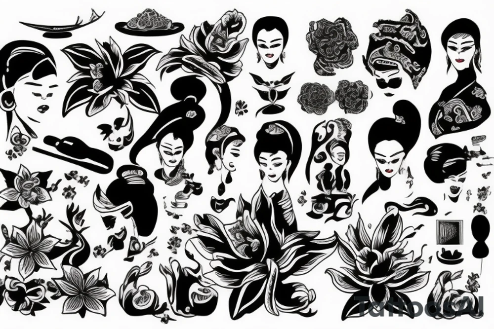 Vietnamese culture tattoo idea