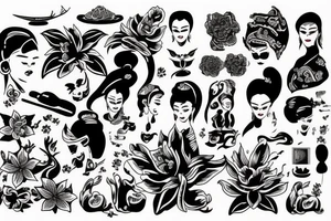 Vietnamese culture tattoo idea