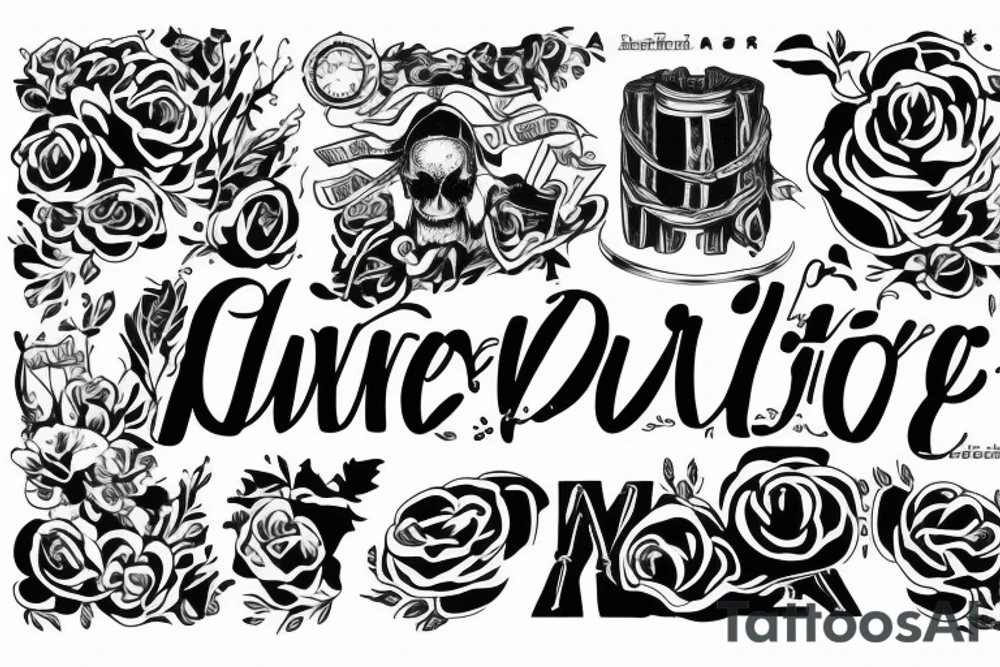 A written slave. tattoo idea