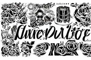A written slave. tattoo idea