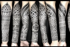 viking tattto, scandinavian style, tattoo idea