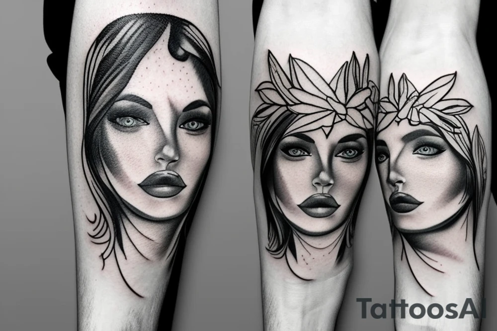 Two words Vitali ans Elina tattoo idea