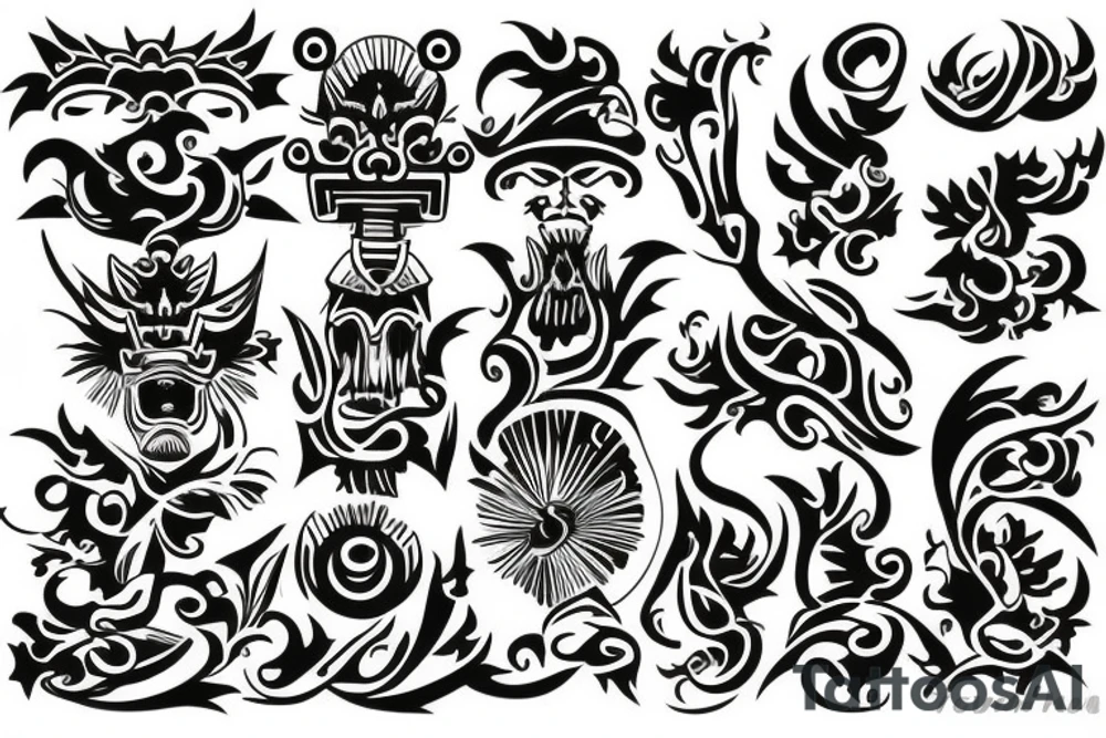 Filipino Traditional tattoo idea