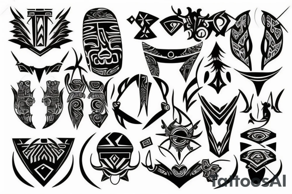 tribal tattoo idea
