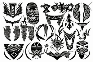 tribal tattoo idea
