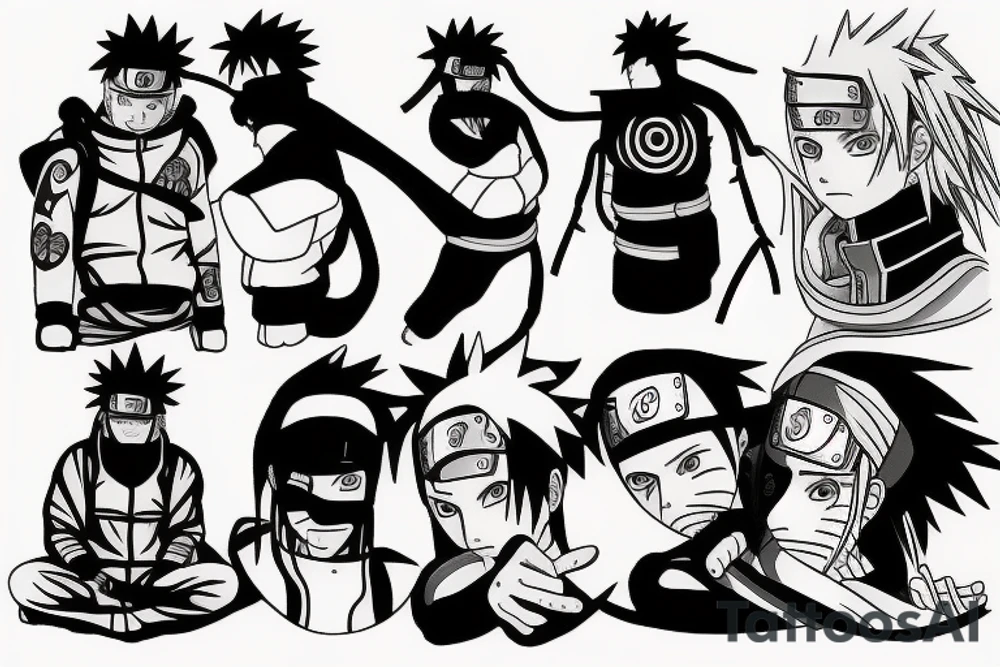 Naruto themed tattoo idea