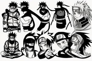 Naruto themed tattoo idea