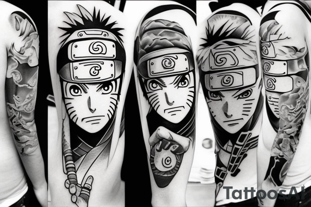 Naruto themed tattoo idea
