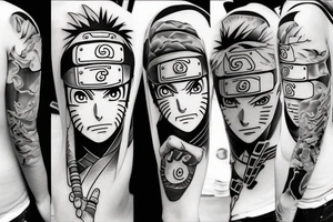 Naruto themed tattoo idea