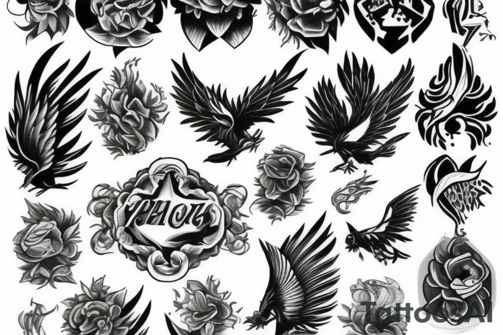 phoenix tattoo idea