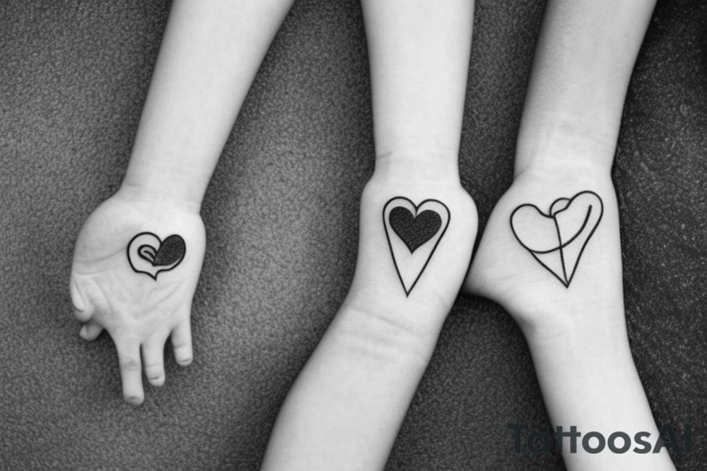 Friendship tattoo for a group of people that doesn’t meet often but still stay close to each other tattoo idea
