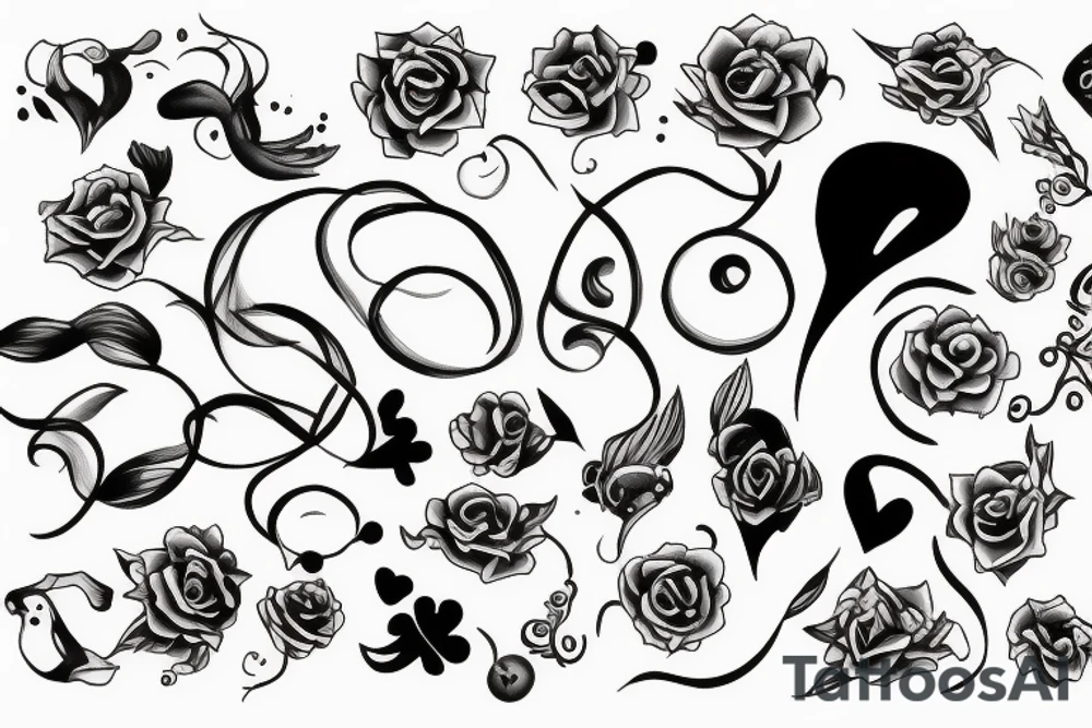 Eternal friendship tattoo idea