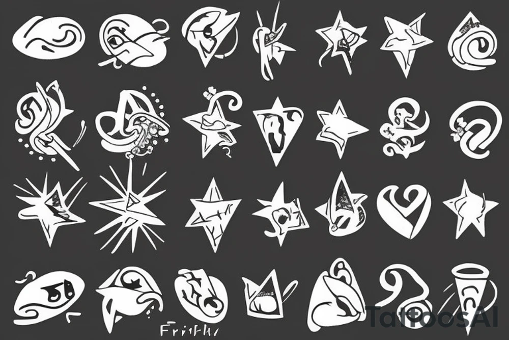 Eternal friendship tattoo idea