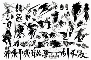 final fantasy minimal tattoo idea