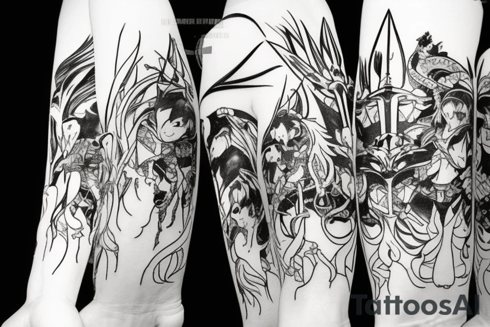 final fantasy minimal tattoo idea