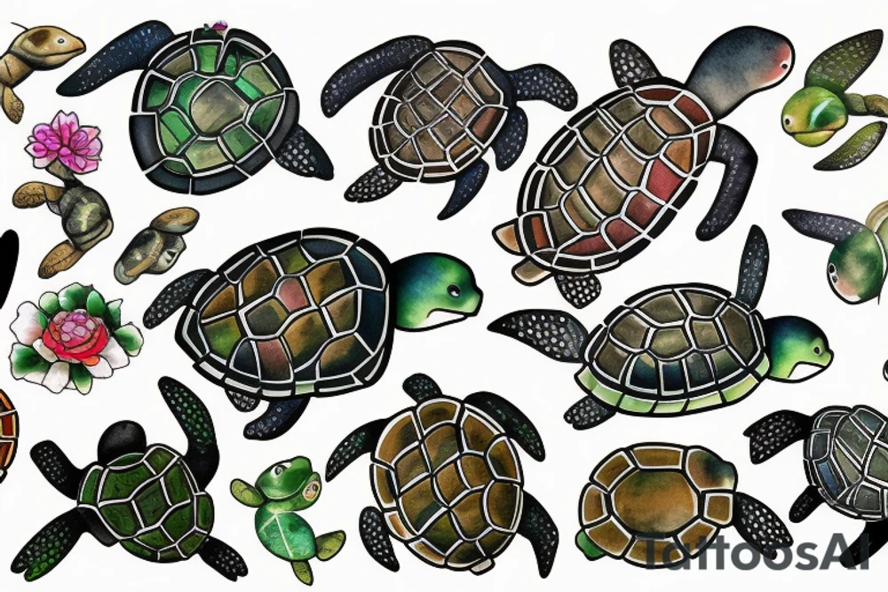 Turtle tattoo idea