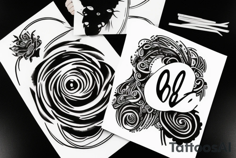 the word 'O)))' tattoo idea