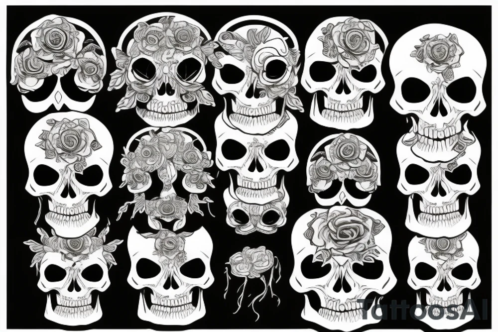 skull tattoo idea