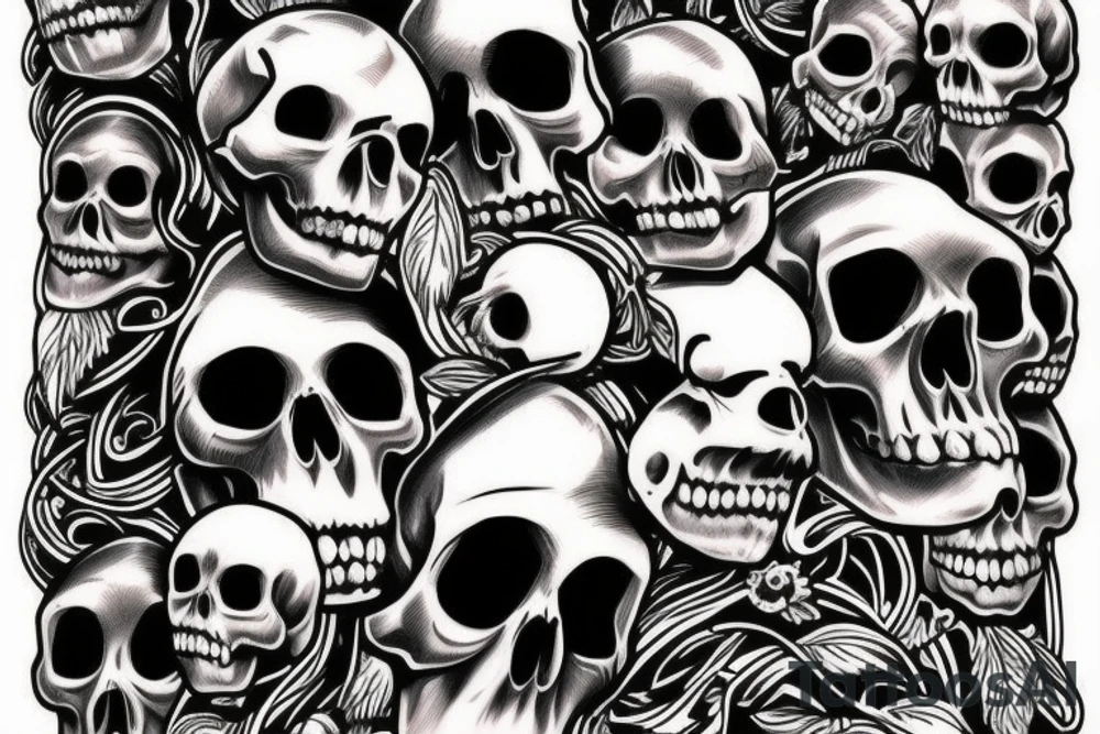 skull tattoo idea