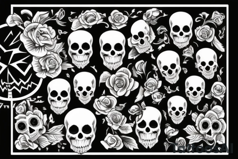 skull tattoo idea