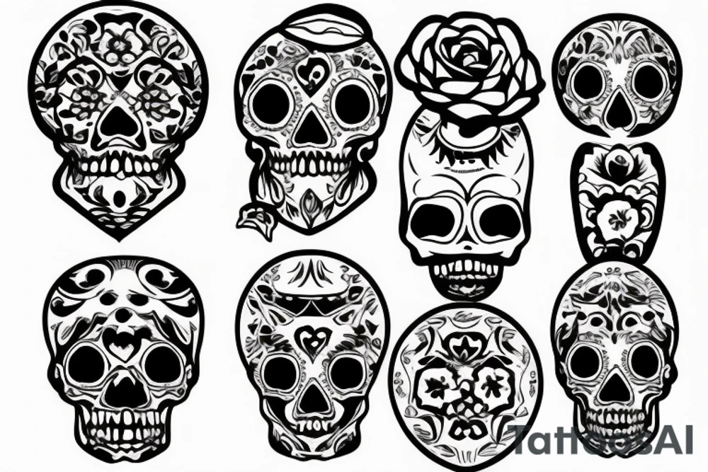 skull tattoo idea