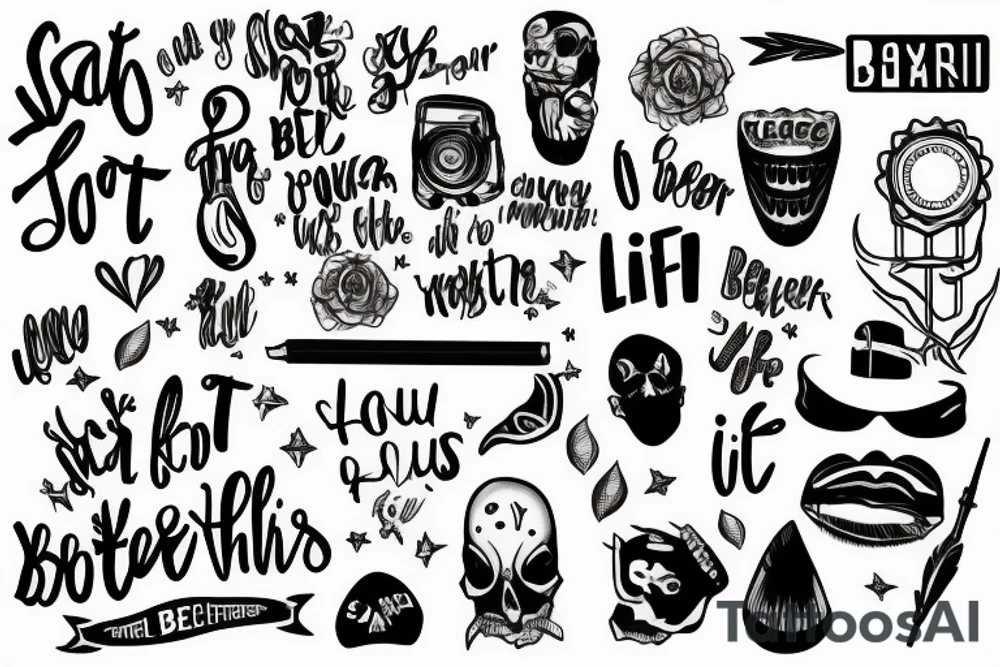 No such thing as a life that's better than yours tattoo idea