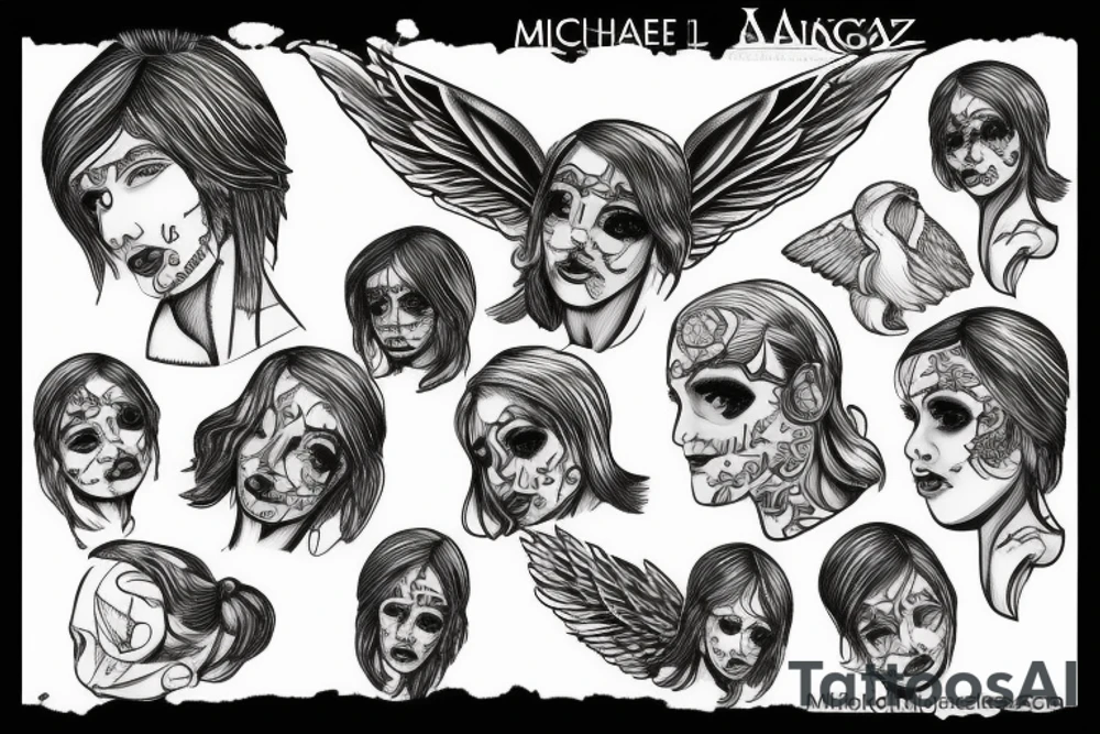 Michael the angel tattoo idea