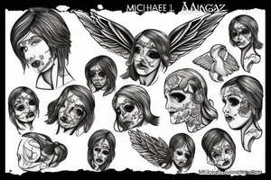 Michael the angel tattoo idea