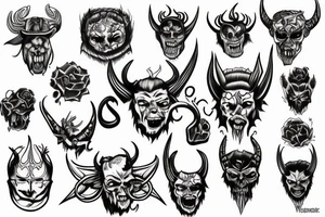 satan tattoo idea