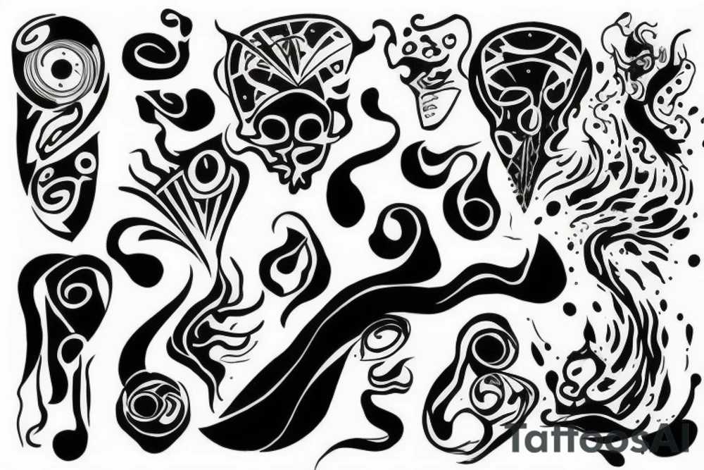 abstract tattoo idea