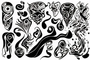 abstract tattoo idea